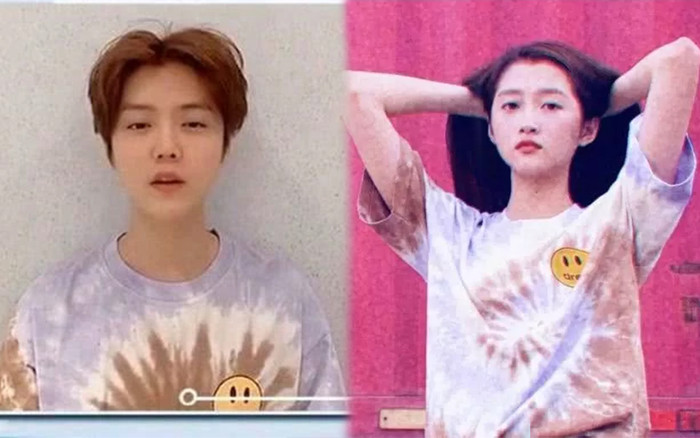 Quan Hiểu Đồng tiếp tục bị soi dùng chung áo của Lộc Hàm Ảnh 2