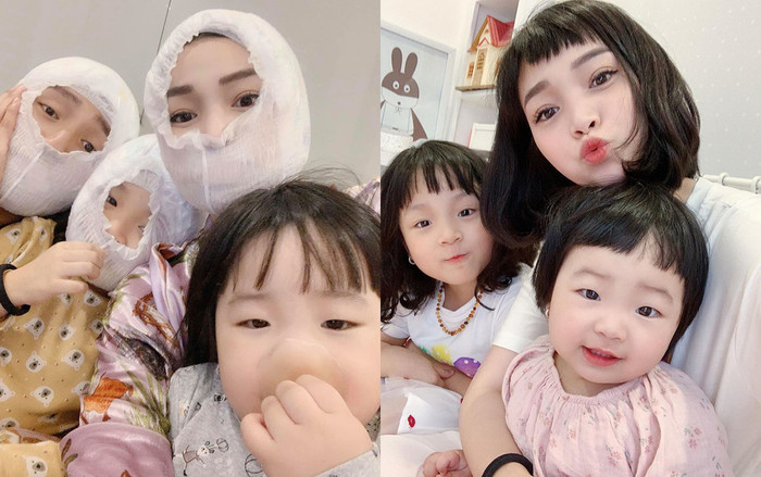 'Cười té ghế' với cách sáng chế khẩu trang có '1-0-2' của gia đình hotmom Ngọc Mon Ảnh 2