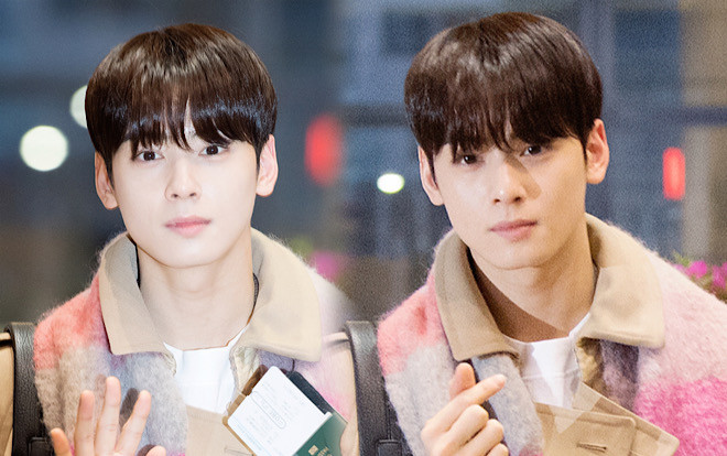 Knet sốc khi Cha Eun Woo (ASTRO) hóa thiên thần, bừng sáng ở sân bay giữa đại dịch virus corona Ảnh 2