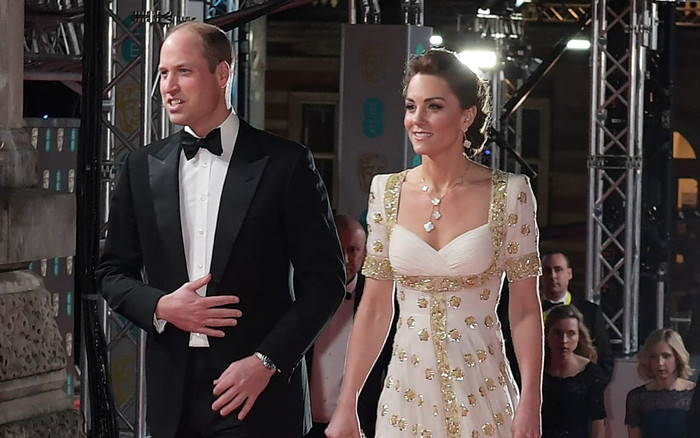 Vợ chồng hoàng tử William và Catherine diện lại đồ cũ đến tham dự thảm đỏ BAFTAs 2020 Ảnh 2