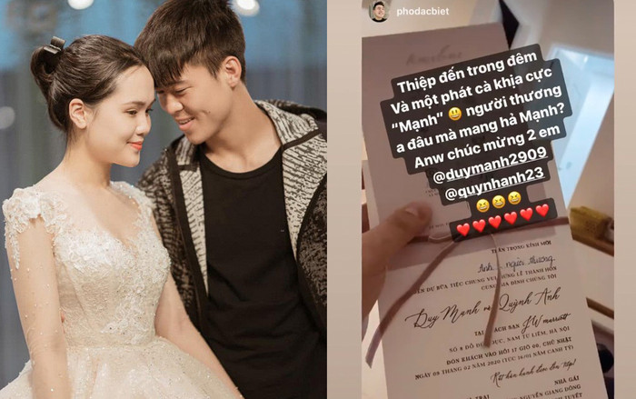 Gửi thiệp cưới đến Phở Đặc Biệt, Duy Mạnh không quên 'cà khịa cực gắt' Ảnh 2