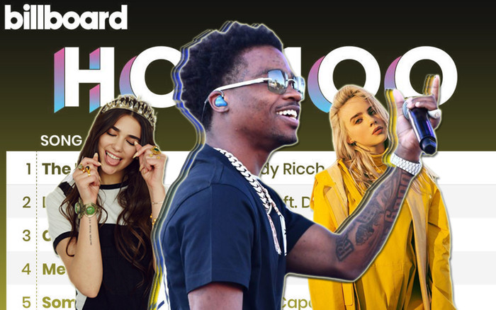 Kết quả BXH Billboard tuần này: Roddy Ricch tiếp tục xưng 'bá chủ' No.1, Dua Lipa và Billie Eilish 'lội ngược dòng' đầy ấn tượng Ảnh 2