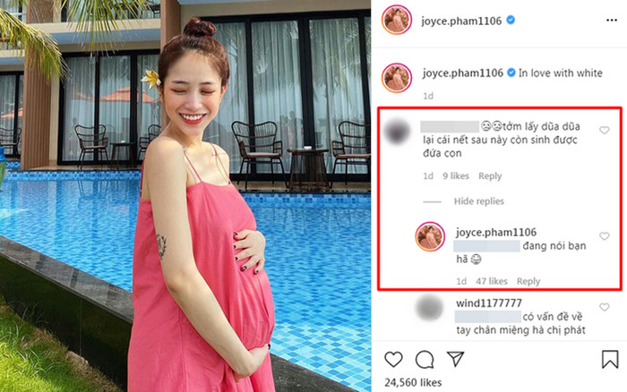 Con gái Minh Nhựa phản biện 'sâu cay' khi bị dân mạng 'khẩu nghiệp' đụng chạm quý tử sắp chào đời Ảnh 2