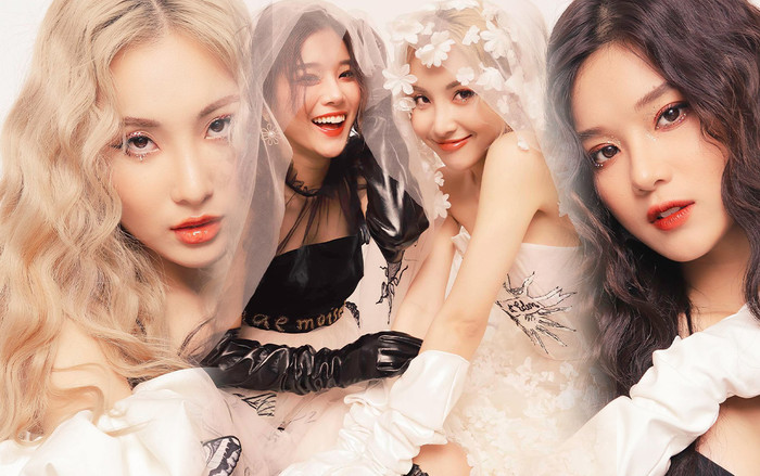 'Chị chị em em' mới của showbiz Việt: Hoàng Yến Chibi và Annie (LipB) diện váy cưới, hóa 2 'hắc-bạch' cô dâu Ảnh 2