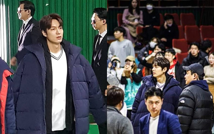 Lee Min Ho cực bảnh trai, trổ tài ném bóng rổ 'điêu luyện' trên phim trường phim mới của biên kịch 'Người thừa kế' Ảnh 2