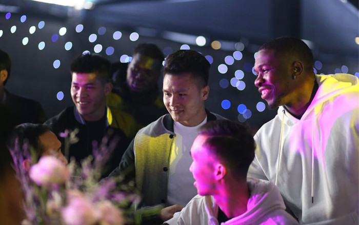 Dàn cầu thủ bảnh bao đến dự đám cưới Duy Mạnh - Quỳnh Anh Ảnh 2