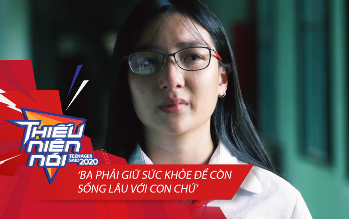 Tập 1 Thiếu niên nói 2020: Ba mắc bệnh ung thư, cô bé lớp 7 nghẹn nước mắt: ‘Ba phải giữ sức khỏe chứ’ Ảnh 2