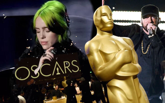 Oscar 2020: Billie Eilish yếu ớt cover bản hit bất hủ, Eminem xuất hiện chiếm hết spotlight Ảnh 2