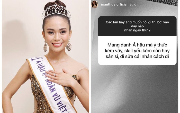 Mâu Thuỷ đáp trả antifan gay gắt: 'Nhân cách mình cần sửa, còn bạn thì thay luôn đi' Ảnh 2