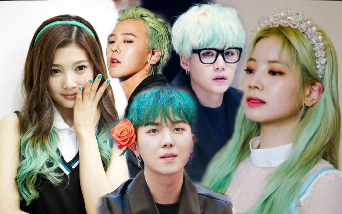 Tưởng không đẹp nhưng lại đẹp không tưởng, dàn sao Hàn lên đời nhan sắc nhờ nhuộm tóc xanh lá cây Ảnh 2