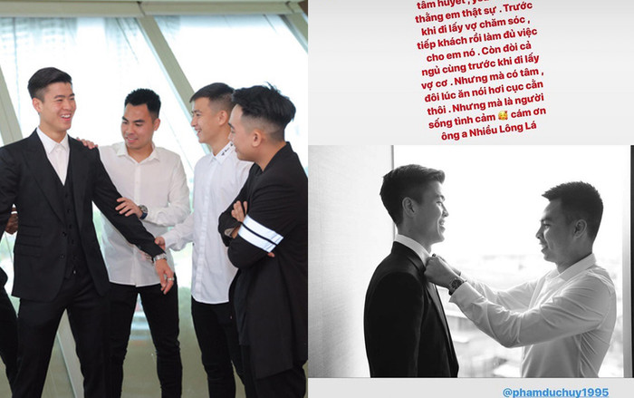 Sau đám cưới, Duy Mạnh gửi lời cám ơn 'có cánh' đến tiền vệ Đức Huy Ảnh 2