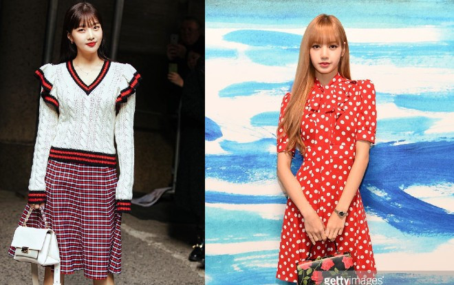 Visual của Joy Red Velvet thật sự kém xa Lisa Black Pink khi tham dự show của Michael Kors Ảnh 2