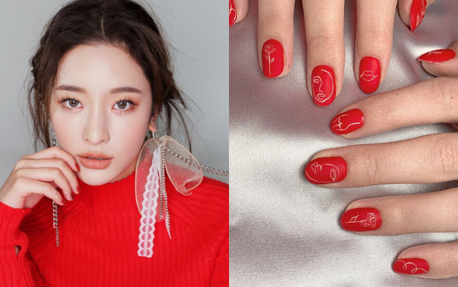 12 ý tưởng làm nail nghệ thuật cực độc cho ngày Valentine Ảnh 2
