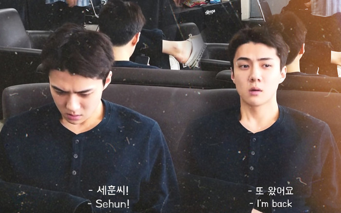 Sehun cắm cúi điện thoại trong hậu trường: Nội dung chàng trai này đang xem gây bất ngờ Ảnh 2