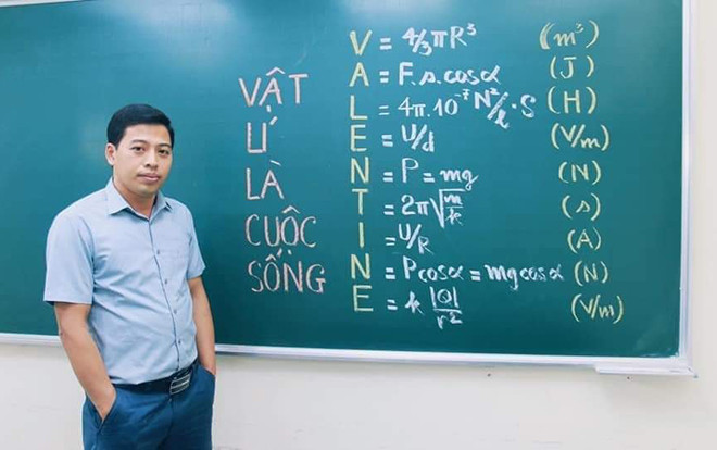 Thầy giáo định nghĩa ngày lễ Tình nhân bằng … Vật Lý Ảnh 2