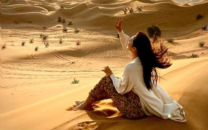 Bạn gái cũ của Phan Văn Đức cô đơn đón Valentine bên Dubai Ảnh 2