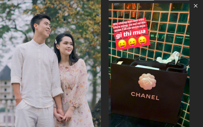 Sau 'đám cưới thế kỷ', Duy Mạnh chi tiền cho Quỳnh Anh sắm đồ hiệu Ảnh 2