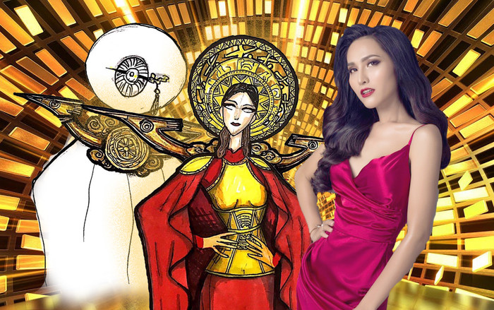 Trang phục dân tộc áo dài của Hoài Sa dính nghi án đạo nhái, nhà thiết kế lên tiếng đáp trả Ảnh 2