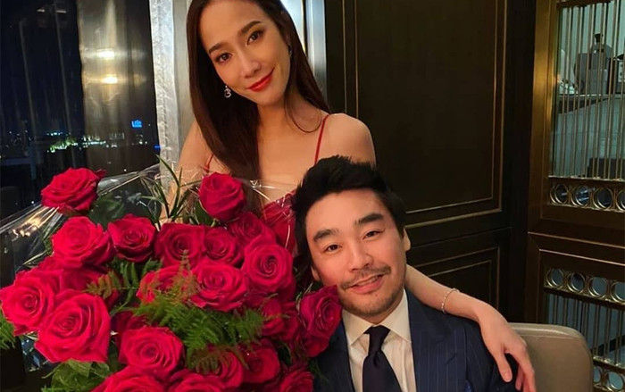'Nữ hoàng showbiz Thái' Aum Patchrapa ngọt ngào bên bạn trai tỷ phú, khéo léo xác nhận mối quan hệ Ảnh 2