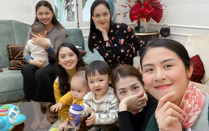 Ngọc Hân tụ họp hội bạn thân toàn mỹ nhân cùng các nhóc tỳ được quan tâm nhất Vbiz Ảnh 2