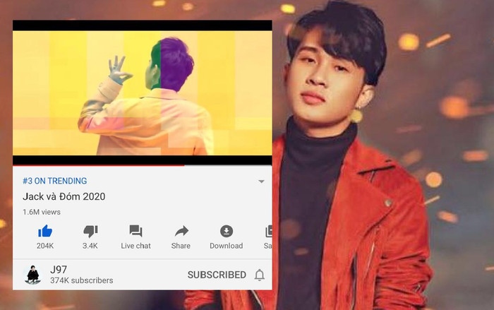 Chỉ 1 ngày ra mắt kênh Youtube chính thức, Jack đã đạt 361 nghìn người đăng ký Ảnh 2