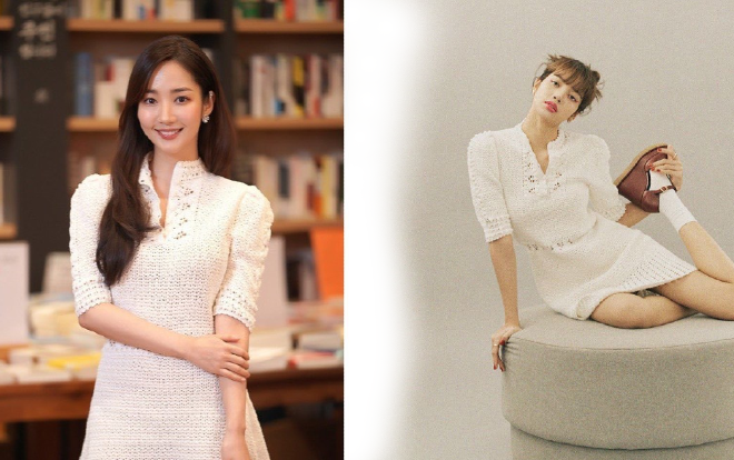 Đụng váy hơn 100 triệu đồng - Thư ký Kim Park Min Young và Lisa Black Pink  đều mang 'cá tính' riêng Ảnh 2