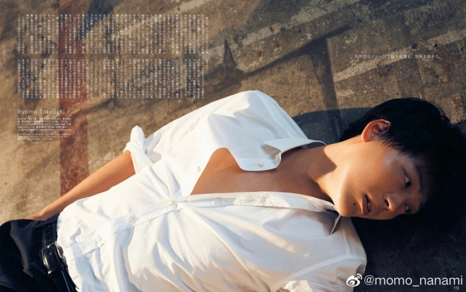 Takeuchi Ryoma khiến fan 'mê mệt' vì độ đẹp trai, quyến rũ của mình trong bộ ảnh mới Ảnh 2