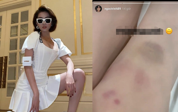 Ngọc Trinh khoe vòng eo tí hon khi diện đồ ngắn tập nhảy, nhưng sau đó nhìn lại chân mình mà tự thương Ảnh 2