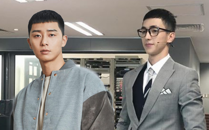 Bình An bắt trend nhanh kiểu tóc ngố tàu của nam diễn viên Park Seo Joon trong 'tầng lớp Iaewon' Ảnh 2