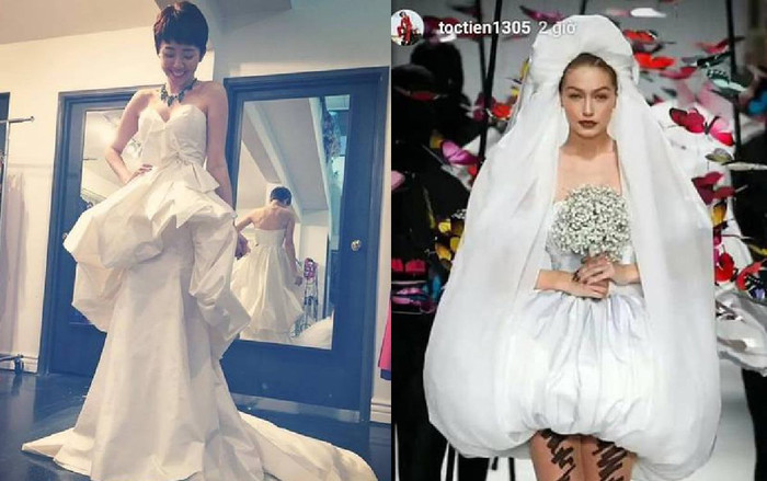 Từng tiết lộ mẫu váy cưới trong mơ, thế nhưng đầm cưới chính thức của Tóc Tiên lại đối lập bất ngờ Ảnh 2