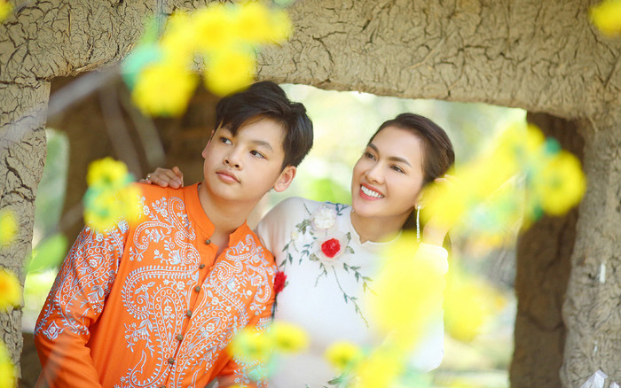 Người mẫu Anh Thư khẳng định không dùng đòn roi khi dạy con Ảnh 2