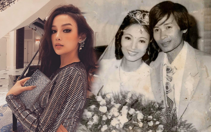 Khoe ảnh cưới của bố mẹ ngày xưa Huyền Baby liền bị cư dân mạng nhận xét 'không xinh bằng mẹ' Ảnh 2