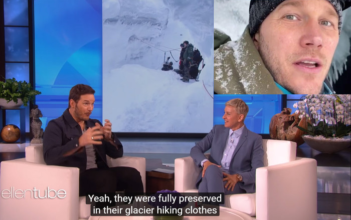 Xác một cặp đôi đã đóng băng được đoàn phim của Chris Pratt phát hiện Ảnh 2