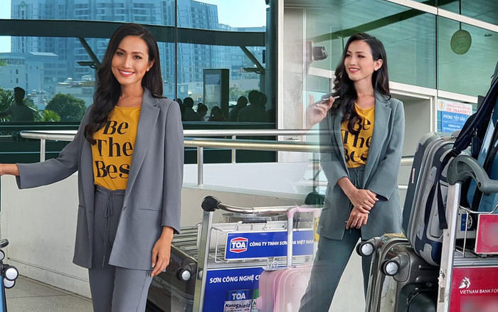 Hoài Sa đem 10 vali hành lý lên đường sang Thái Lan, quyết tâm giành vương miện Miss Int' Queen Ảnh 2