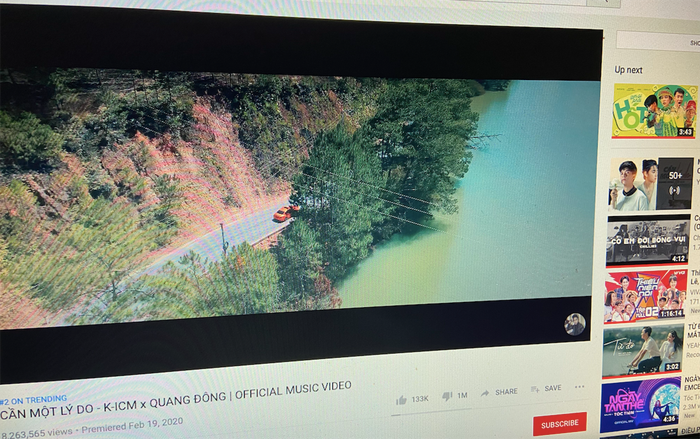 MV 'Cần một lí do' của K-ICM xếp hàng đầu thế giới ở một tiêu chí không ai muốn Ảnh 2