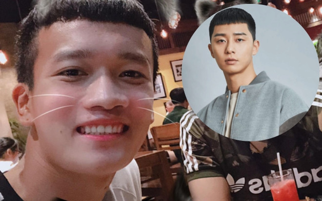 Hoàng Đức khoe ảnh thời 'trẻ trâu' để tóc giống Park Seo Joon trong 'Itaewoon Class' Ảnh 2