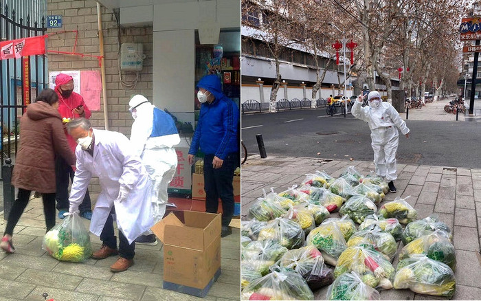 Bị hạn chế đi lại, cô gái Vũ Hán cung cấp dịch vụ mua thức ăn hộ cho cả khu phố Ảnh 2