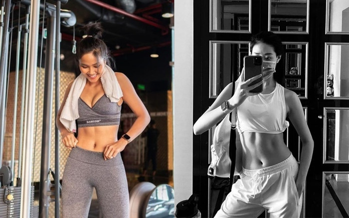 Các nàng hậu 'khoe múi', Khánh Vân đẹp mê mẩn nhưng nhìn tới H'Hen Niê mới bất ngờ Ảnh 2