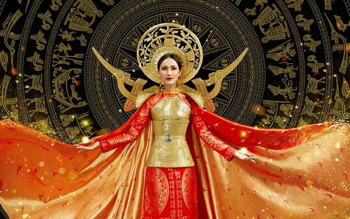 Hé lộ ý nghĩa bộ trang phục dân tộc của Hoài Sa tại Miss International Queen 2020 Ảnh 2