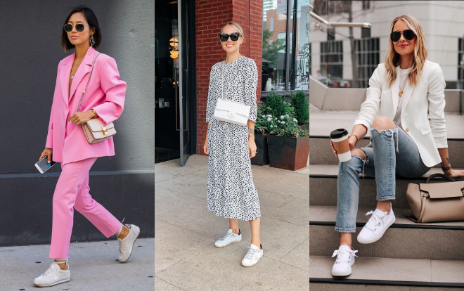 Chào hè với giày sneakers trắng, đảm bảo nàng sẽ chinh phục được mọi phong cách! Ảnh 2