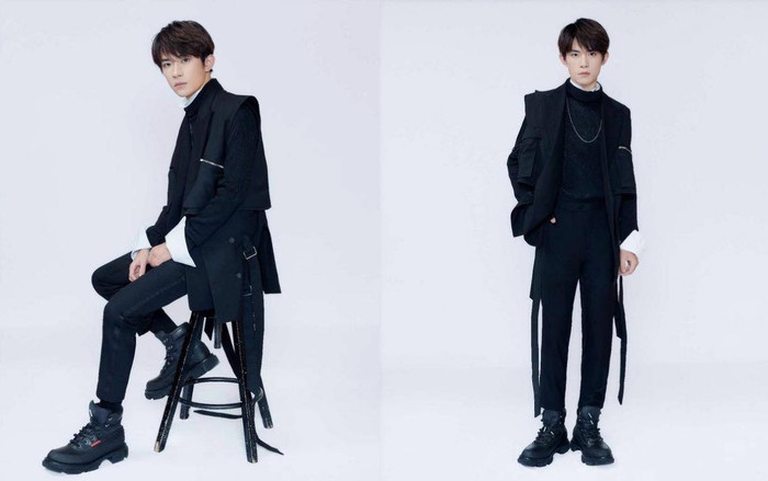 Xuất hiện với 'cây đen' cá tính, Dịch Dương Thiên Tỉ khiến người hâm mộ 'đổ gục' Ảnh 2