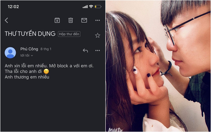 Chàng trai tung chiêu dỗ bạn gái bằng 'mail tuyển dụng' khiến dân tình 'bái phục sát đất' Ảnh 2