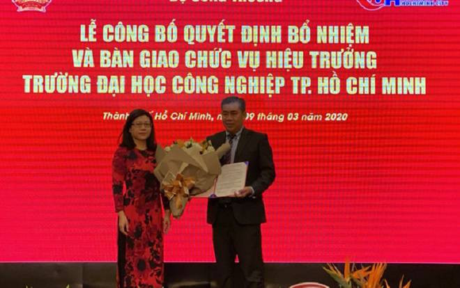 Đại học Công nghiệp TP.HCM có tân hiệu trưởng trẻ tuổi Ảnh 2