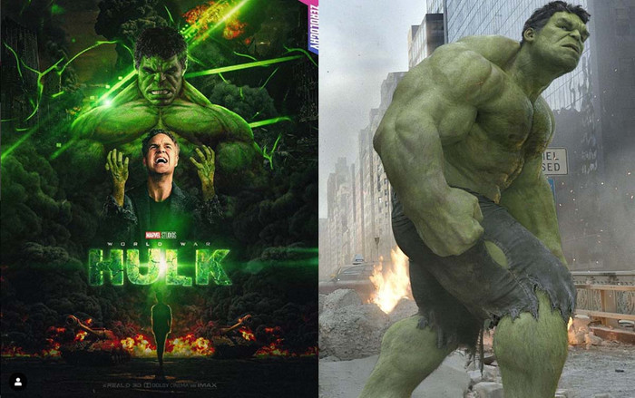 Poster fan-made của World War Hulk: Bộ phim solo đầu tiên của Mark Ruffalo? Ảnh 2