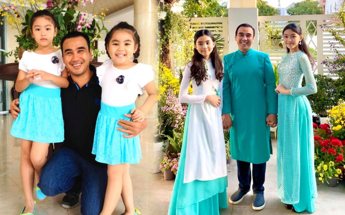 Ảnh 'ngày ấy - bây giờ' cách nhau 7 năm của MC Quyền Linh và hai con gái, ai cũng xuýt xoa Ảnh 2