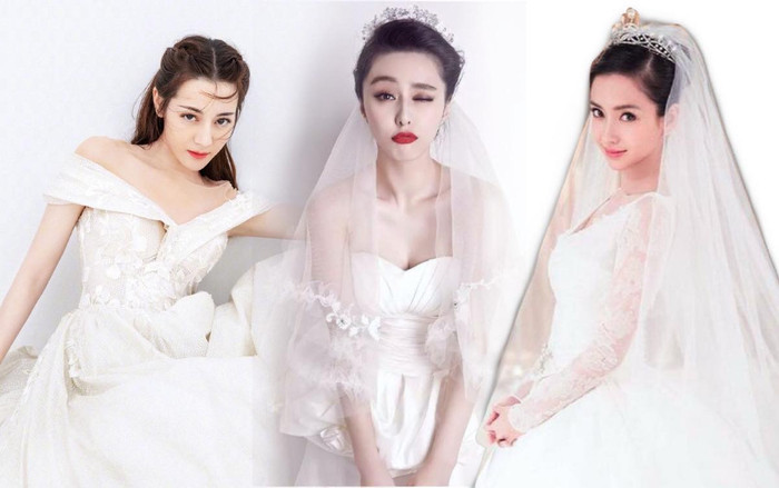 Khi các mỹ nhân Hoa ngữ diện váy cô dâu…ai mới là người toả sáng lộng lẫy nhất? Ảnh 2