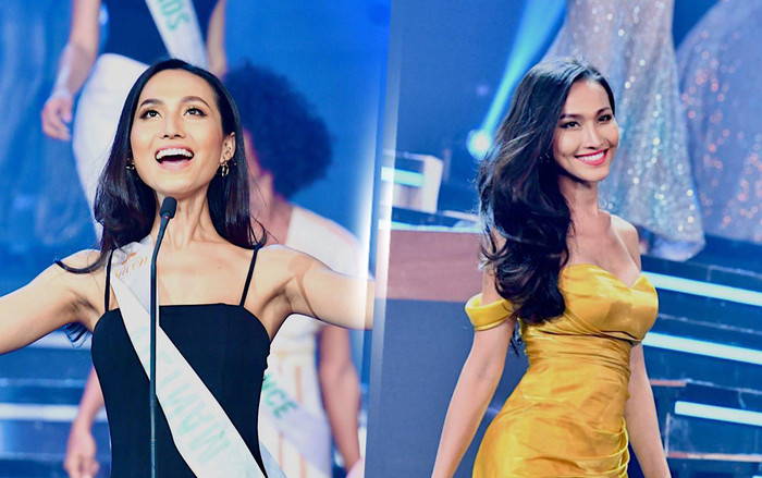 Hoài Sa khoe vai trần, rạng rỡ tập luyện cho đêm bán kết Hoa hậu Chuyển giới Quốc tế 2020 Ảnh 2