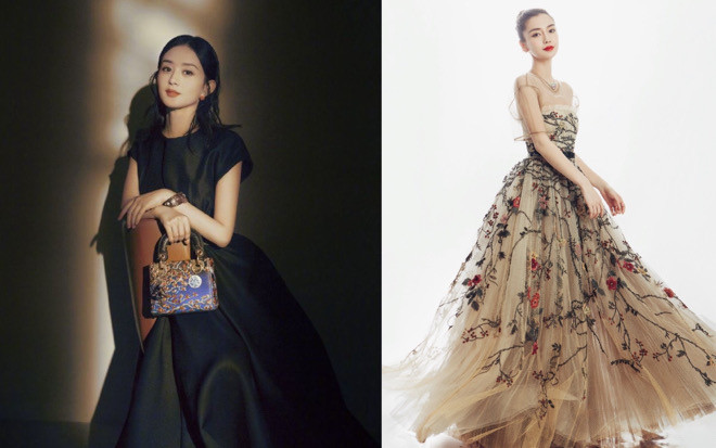 Cùng là đại sứ thương hiệu Dior danh giá: Triệu Lệ Dĩnh có thực sự 'lép vế' hơn Angela Baby? Ảnh 2
