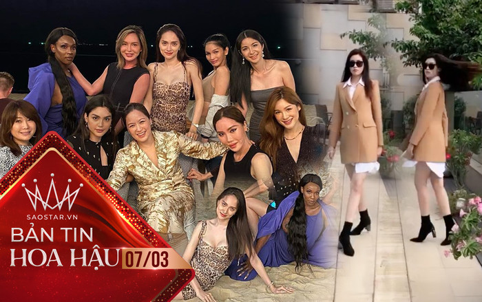 Hương Giang tự tin khoe mặt mộc, đọ dáng quyến rũ cùng 8 cựu Hoa hậu Chuyển giới Quốc tế Ảnh 2