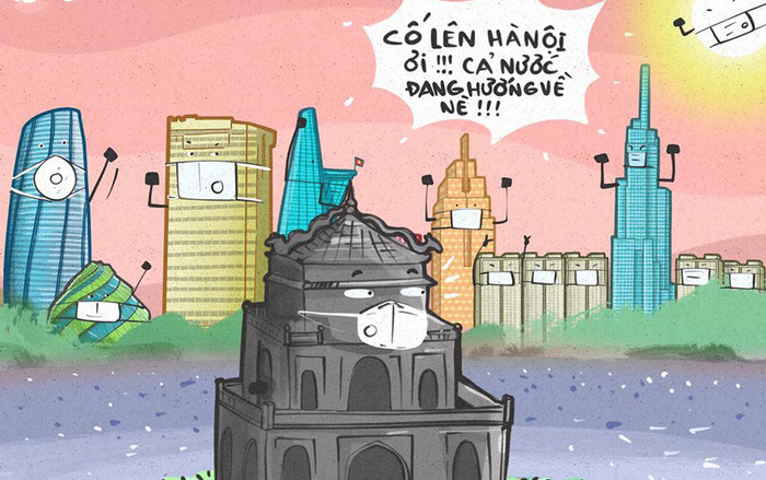 Dân mạng 'chế ảnh' cổ vũ Việt Nam chiến thắng dịch COVID-19 Ảnh 2